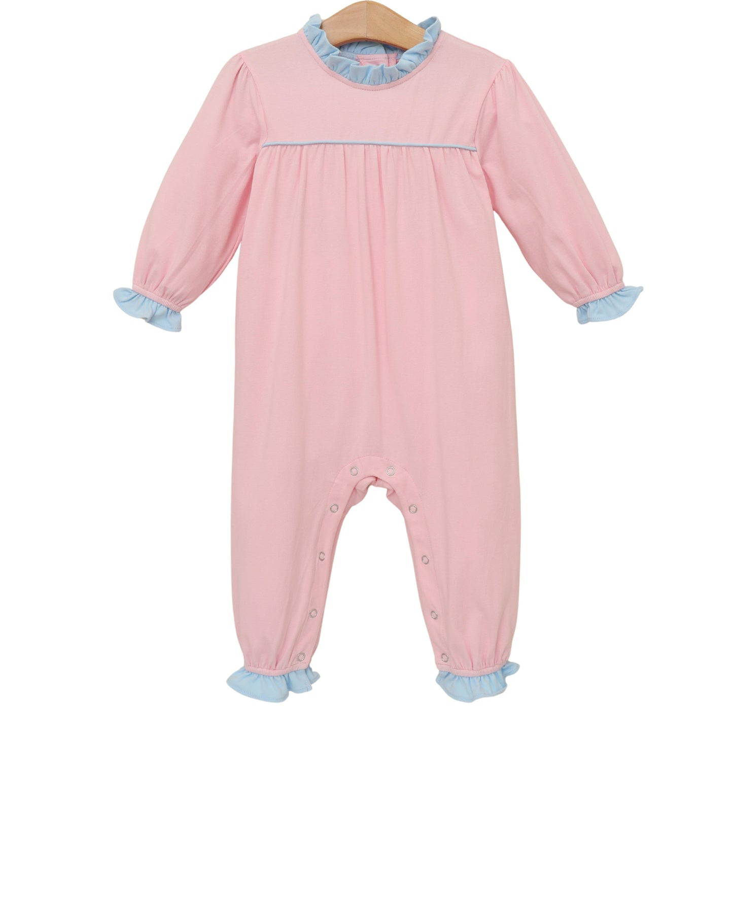 Annie Romper- Light Pink/Light Blue