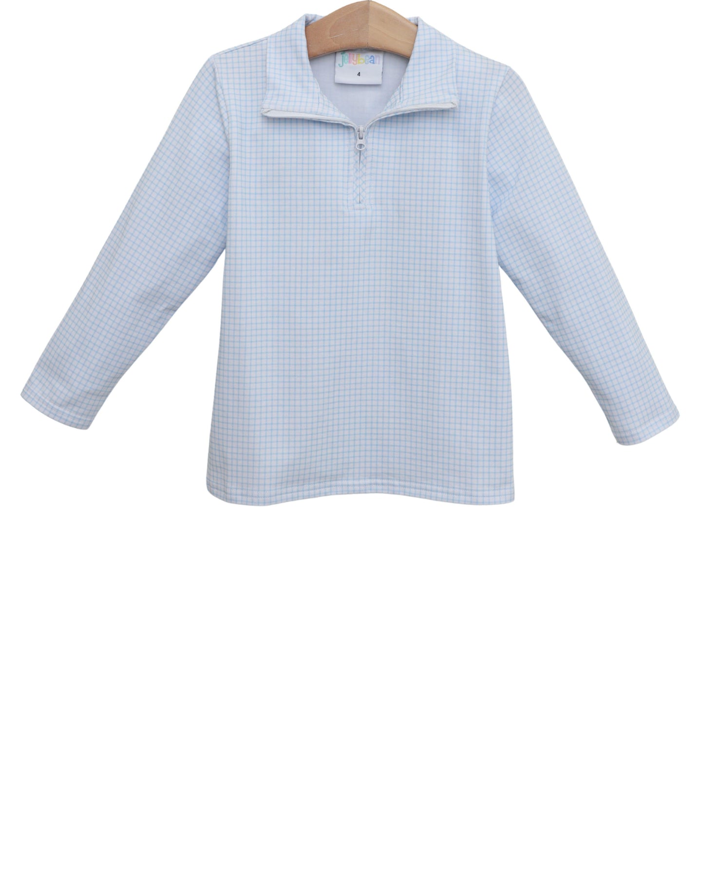 Evan Pulloever- Light Blue Windowpane