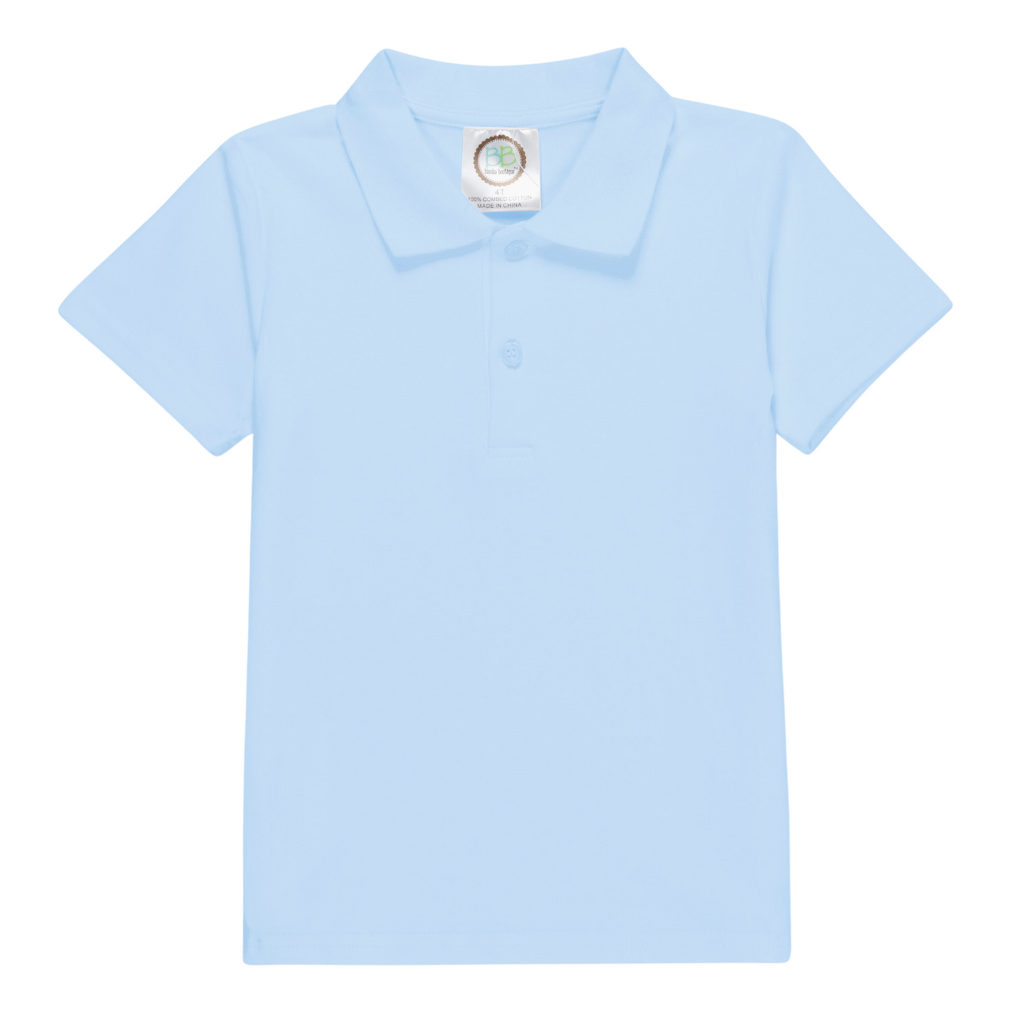 Upgrade to Boys Blue Collared Shirt (6M-8)