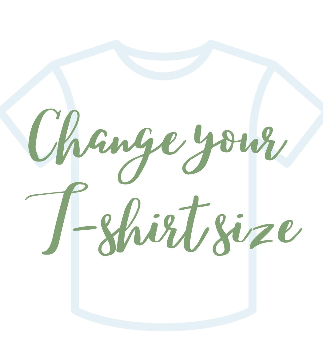 Change T-shirt Size