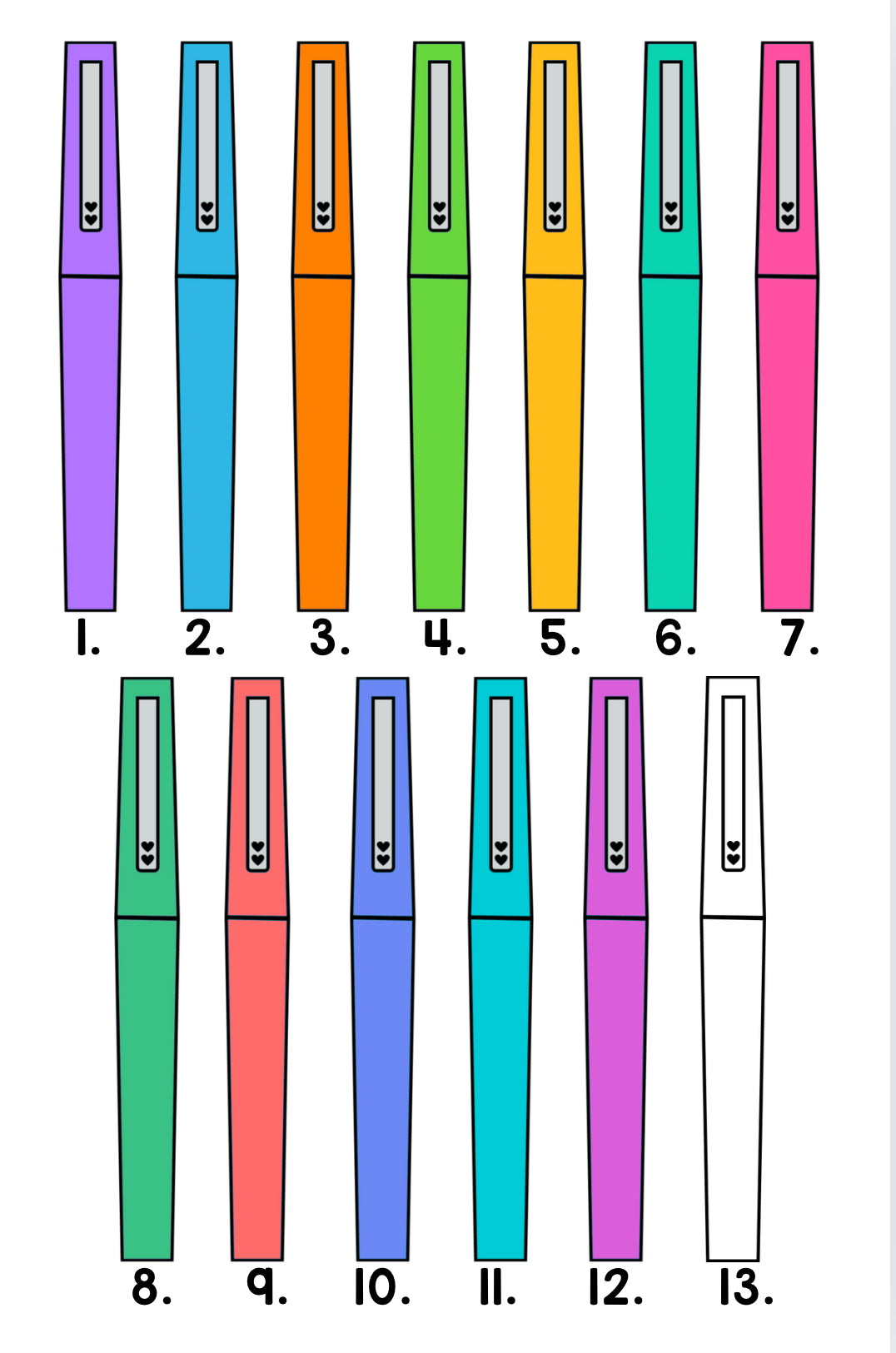 Teacher Notepad - Flair Pen Addition