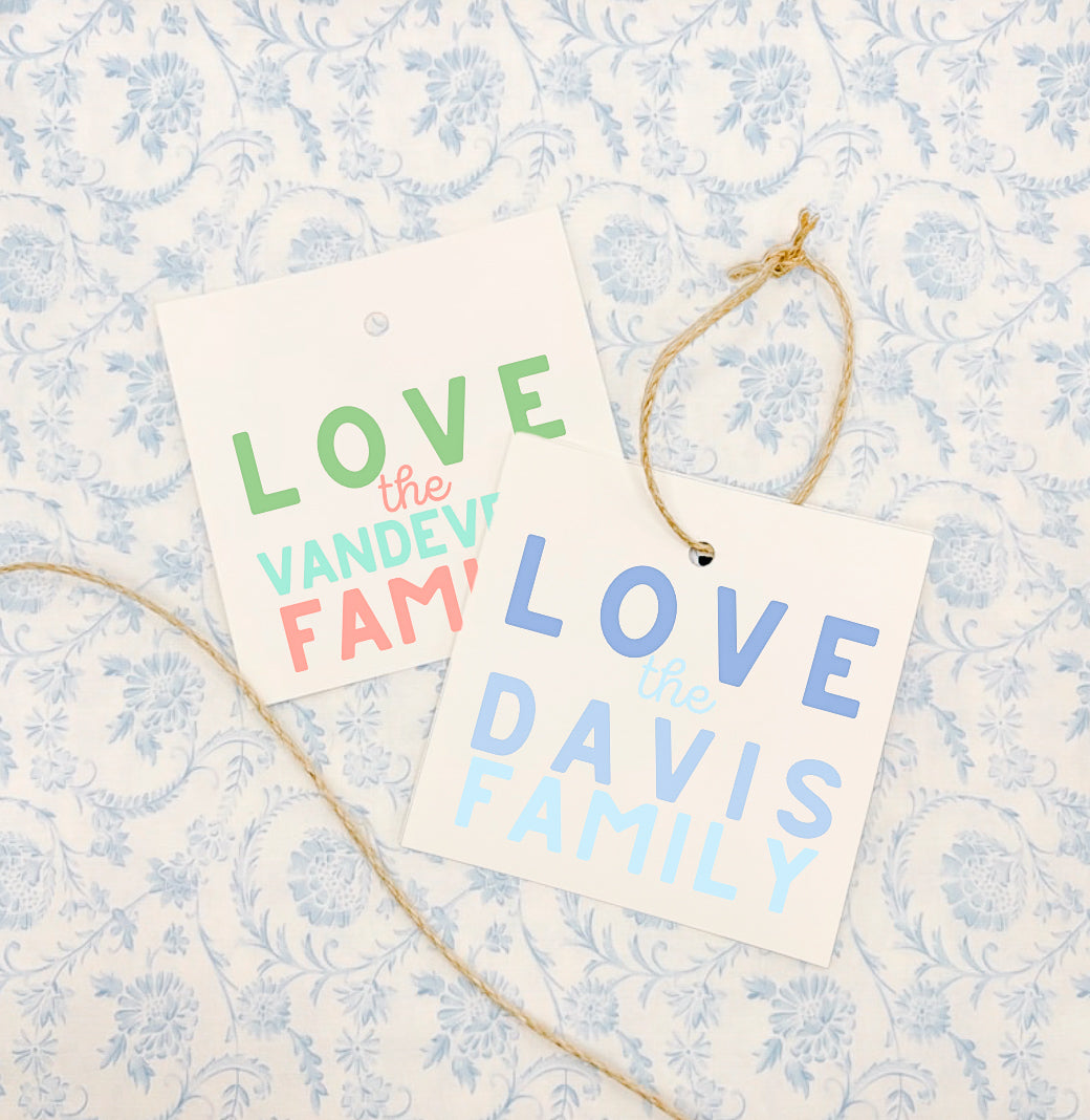 Family Gift Tags