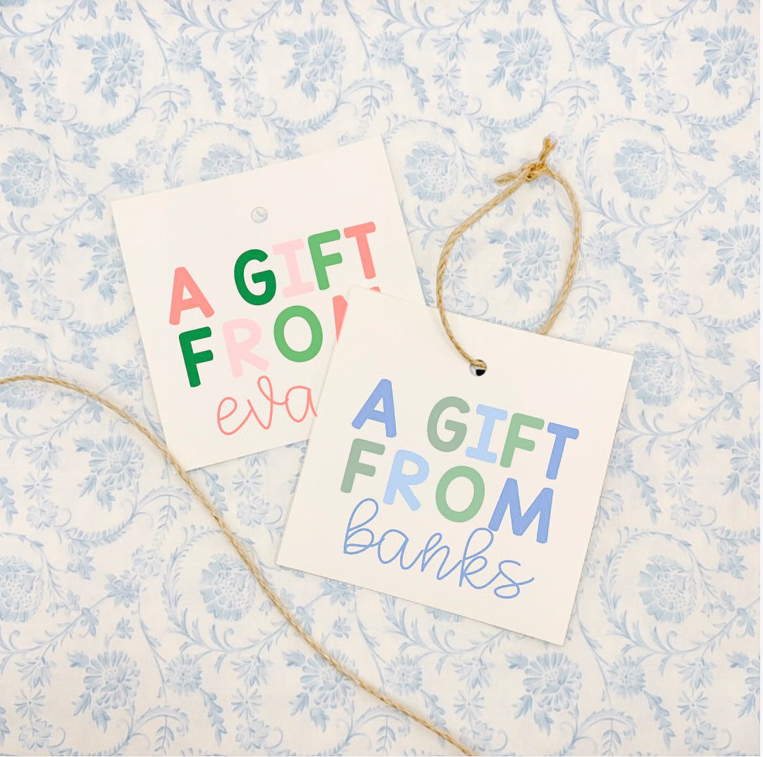 Colorful Gift Tags