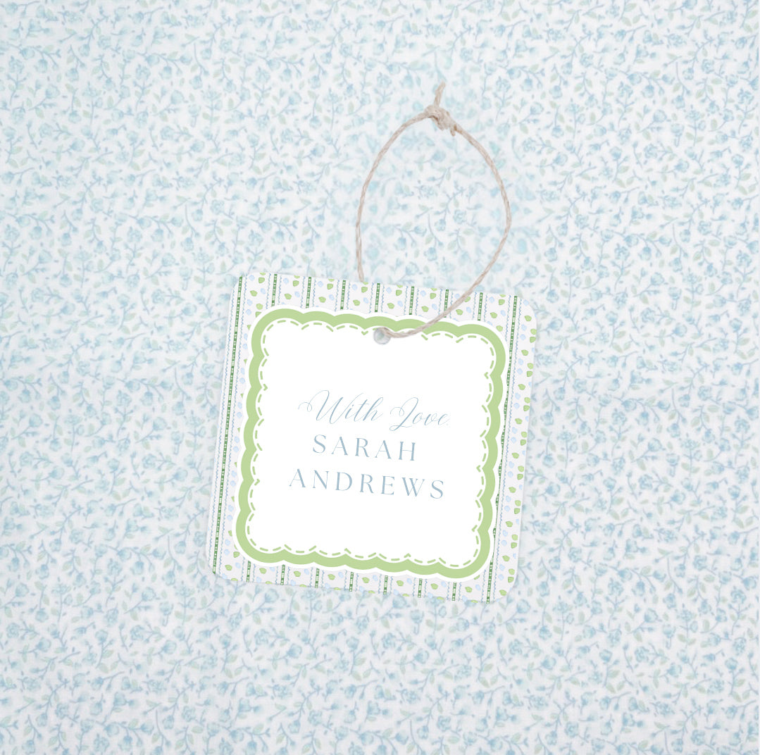 Blue & Green Gift Tags