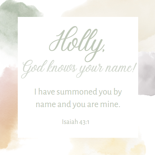 Adult Personalized Scripture Cards