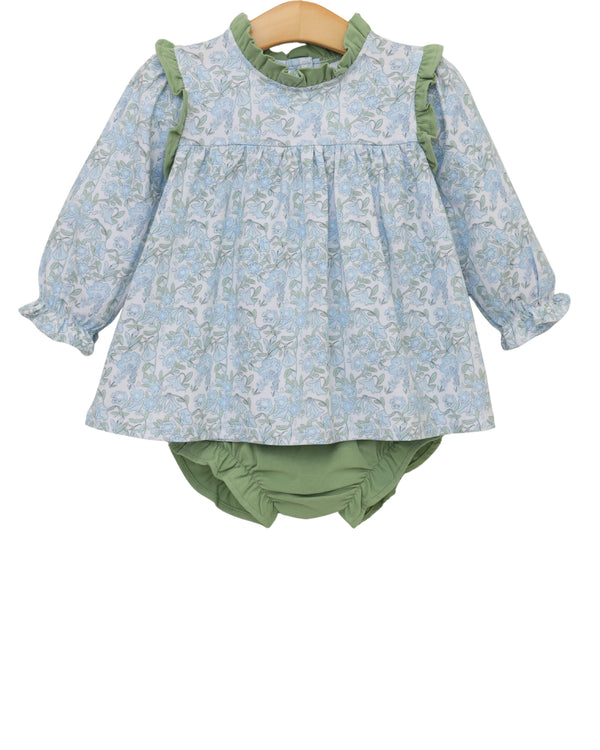 Basin Floral Hallie Diaper Set