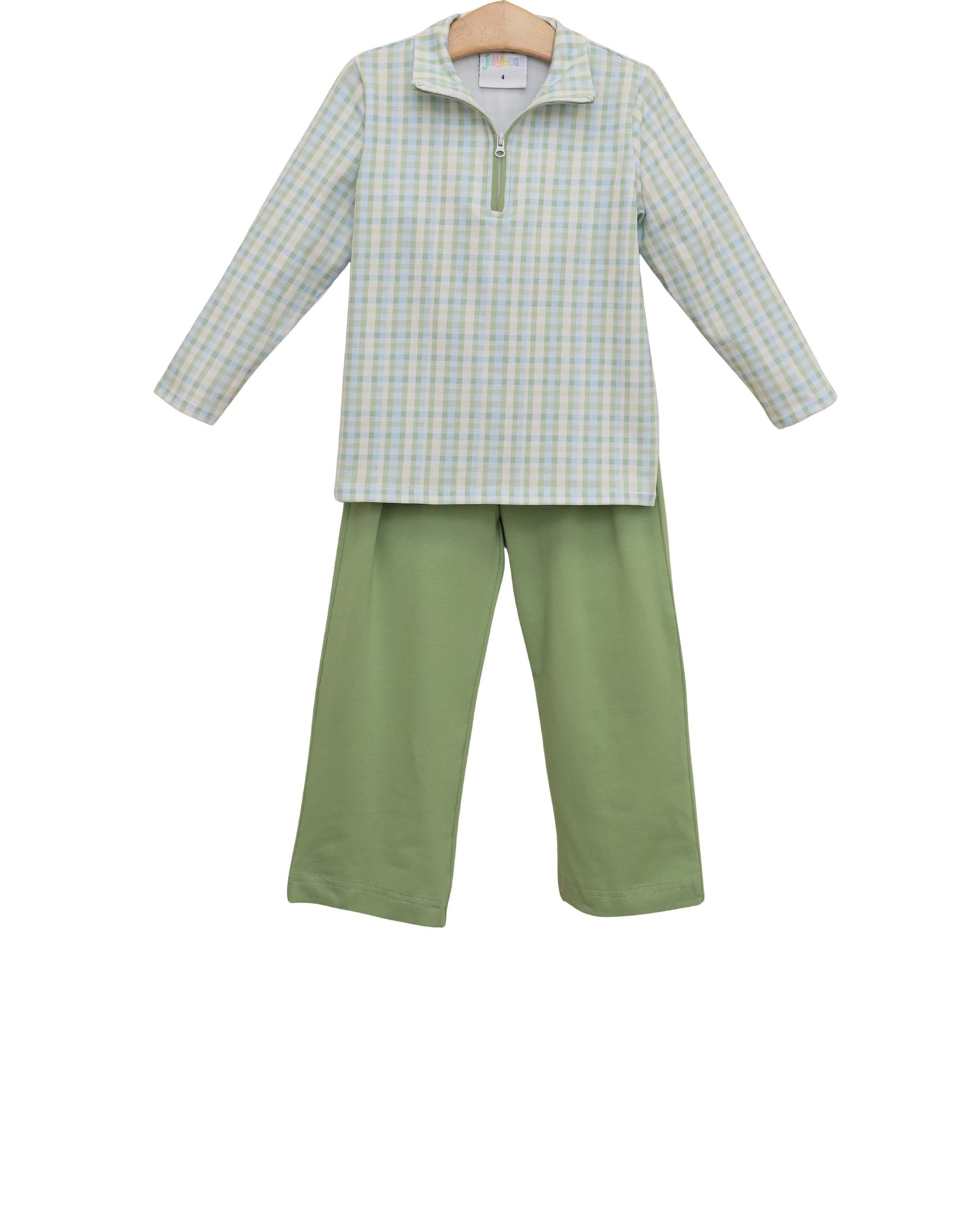 Basin Plaid Evan Pullover Pants Set