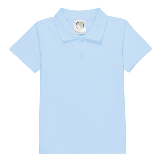 Upgrade to Boys Blue Collared Shirt (6M-8)